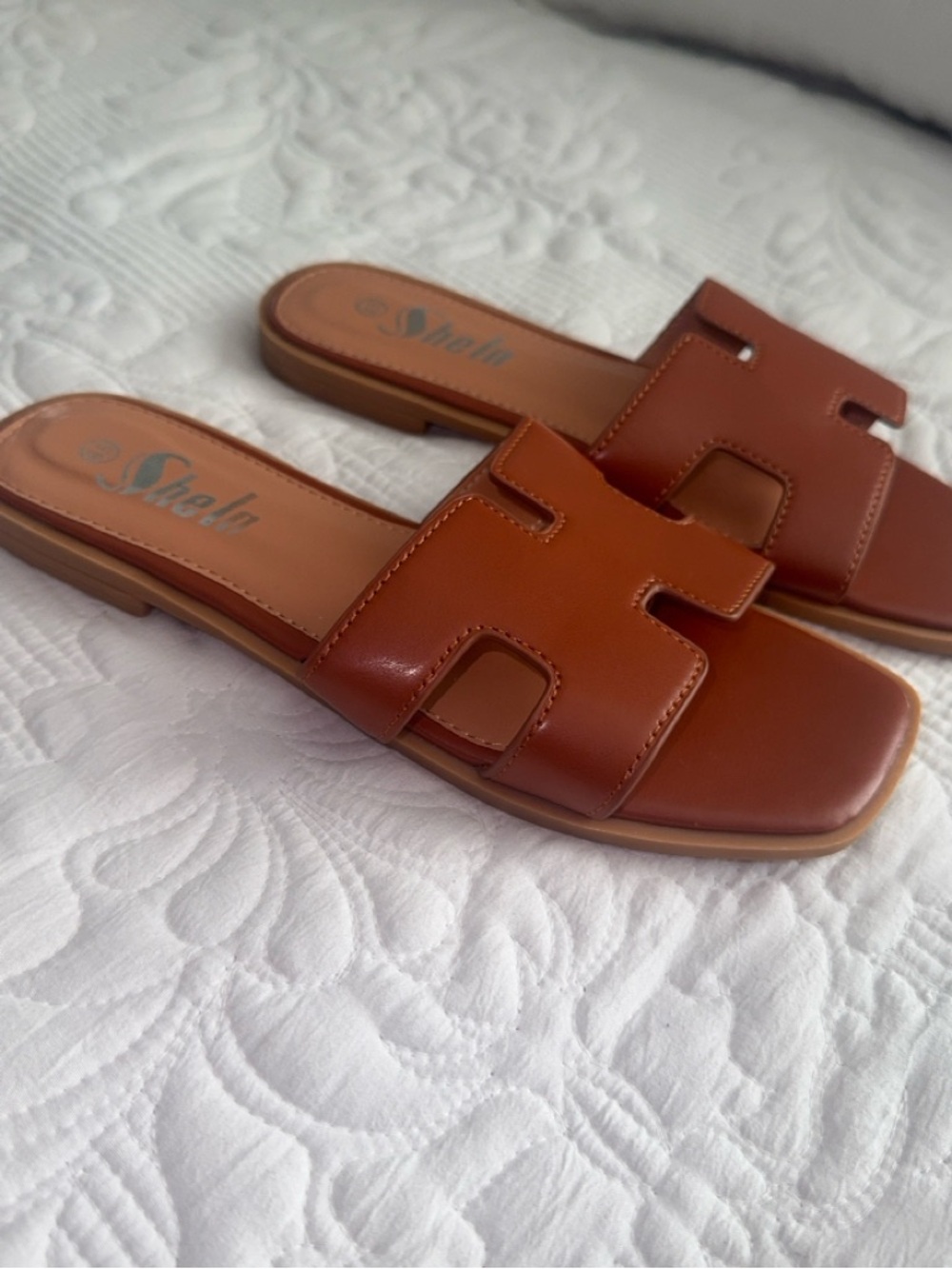 Brown Slide Sandals - Women's Casual Slip-On